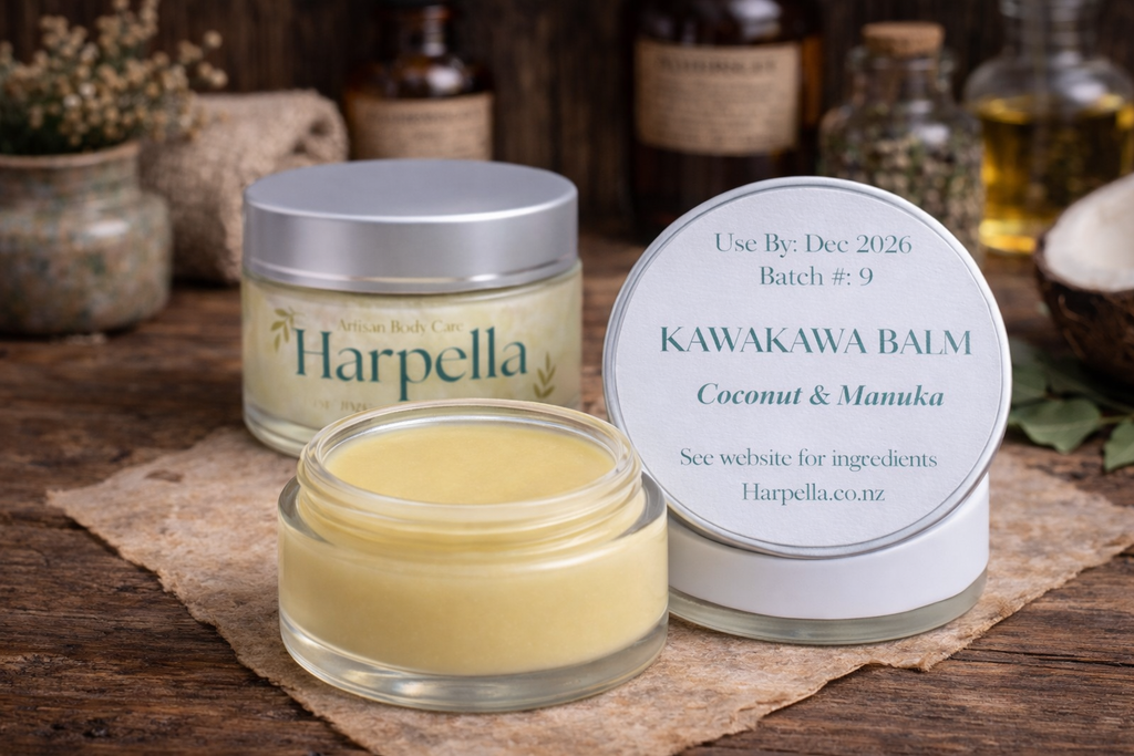 Harpella Kawakawa & Manuka Healing Balm | NZ Made Natural Therapeutic Skincare