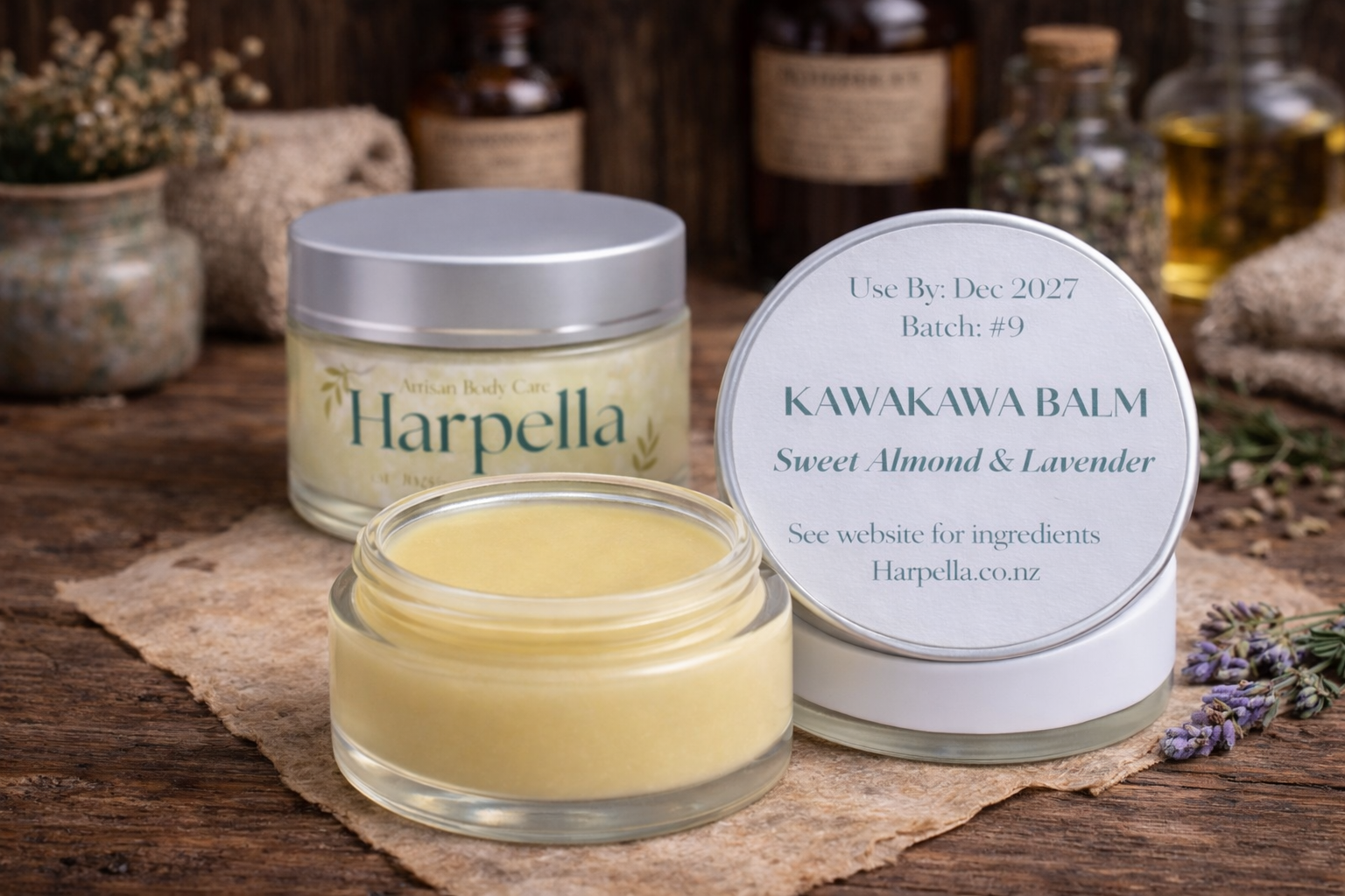 Harpella Kawakawa & Manuka Healing Balm | NZ Made Natural Therapeutic Skincare