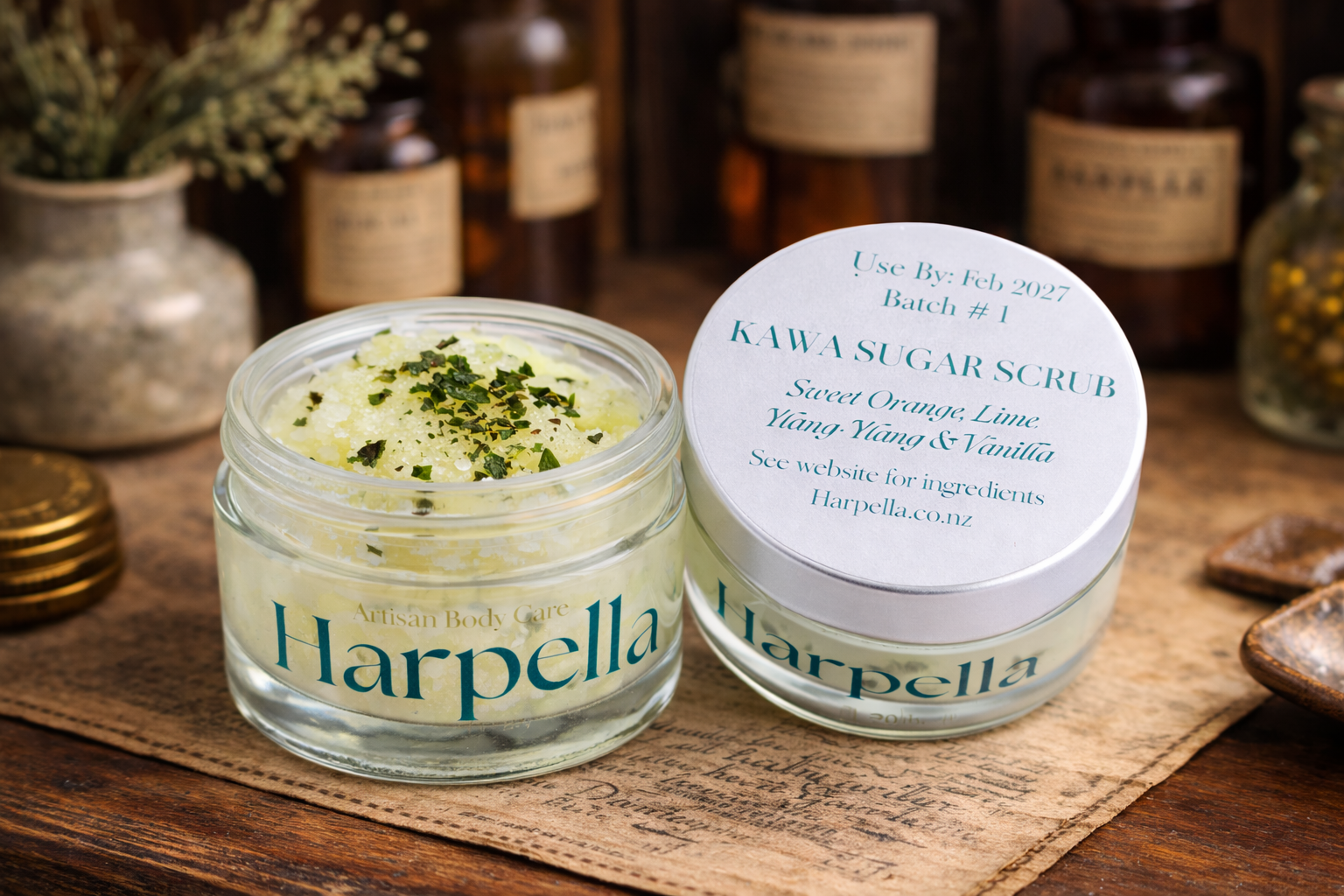 Kawakawa Emulsifying Body Scrubs