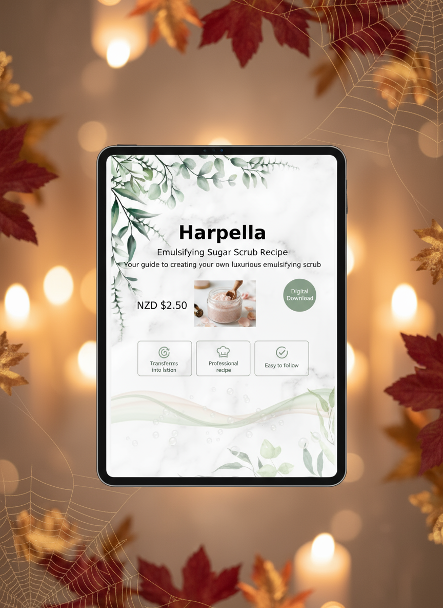 Emulsifying Sugar Scrub Recipe Halloween