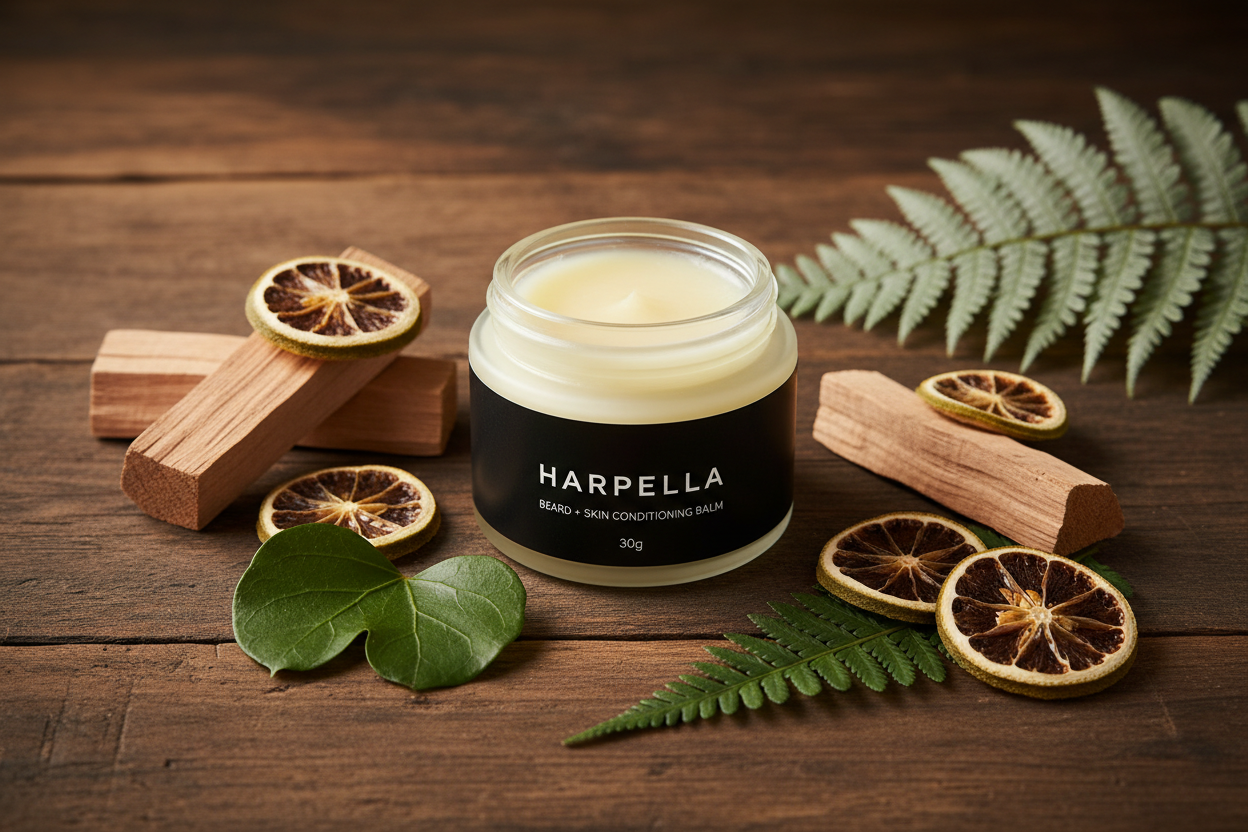 Harpella Beard + Skin Conditioning Balm - 30g - Pale Yellow