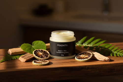 Harpella Beard + Skin Conditioning Balm - 50g - Pale Yellow