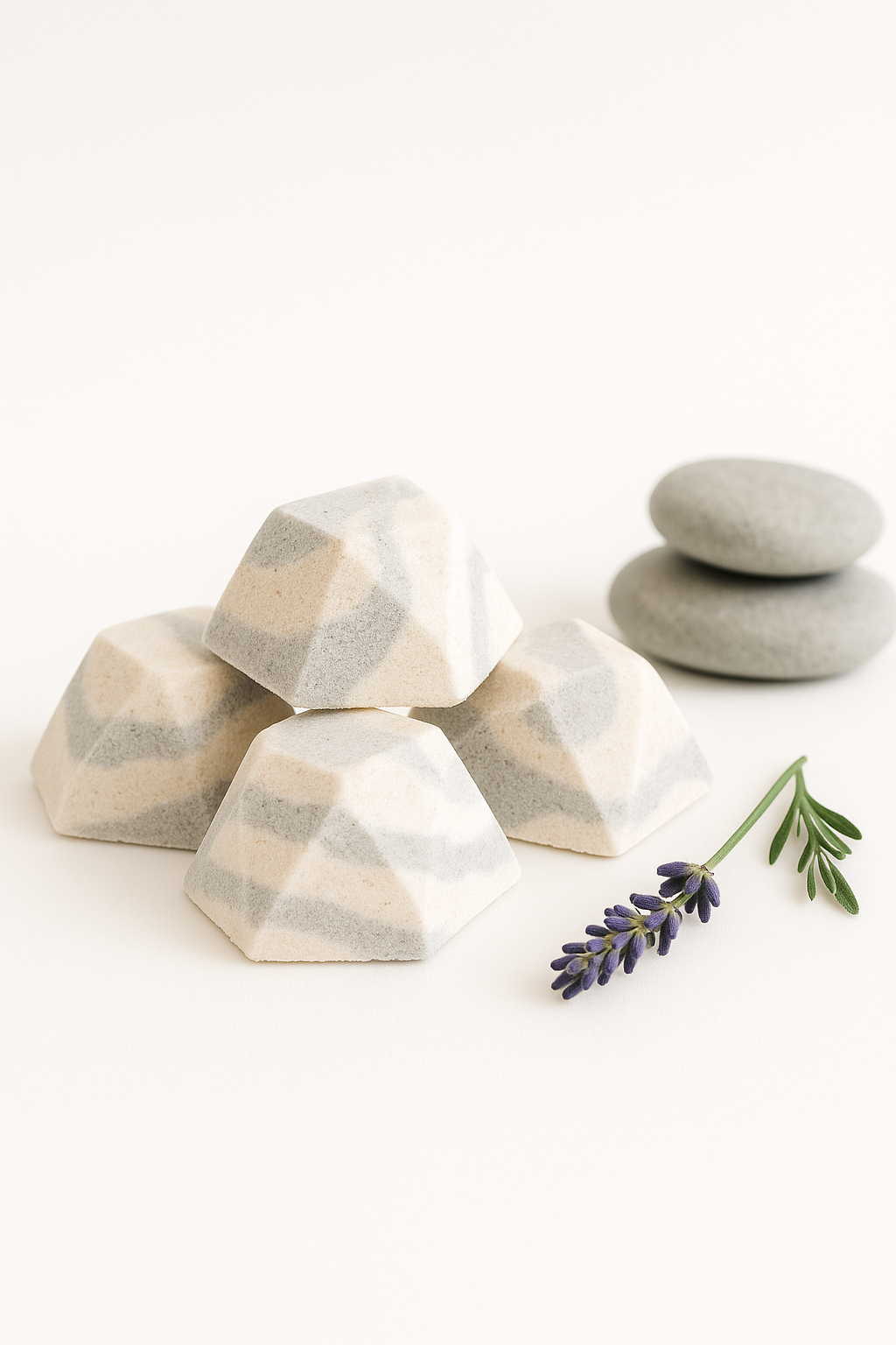 Harpella Shower Steamers - Lavender, Chamomile & Cedarwood - Correct Muted Colors