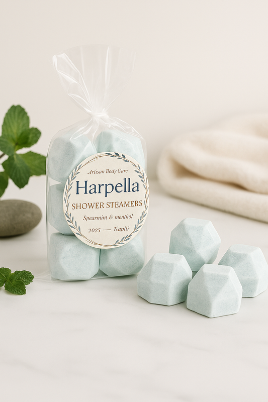 Harpella Shower Steamers - Spearmint & Menthol with Correct Label 1