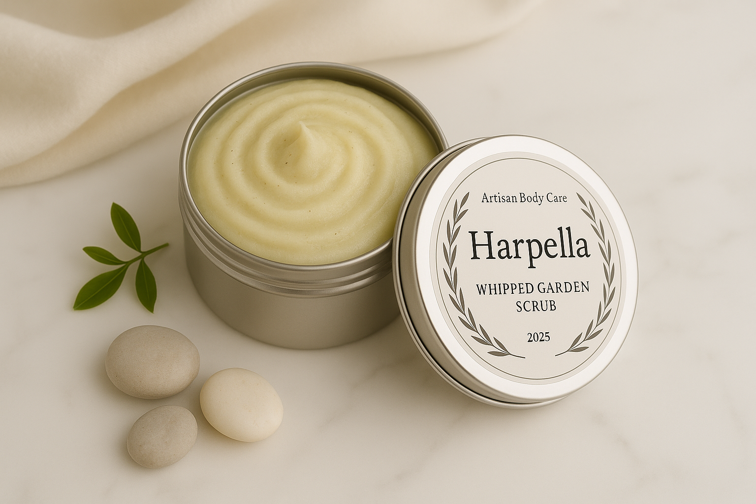 Harpella Whipped Garden Scrub - Consistent Spa Style